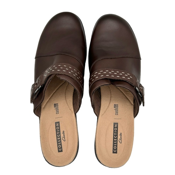 Clarks Leisa Sadie Mules Clogs (10) - Picture 4 of 15